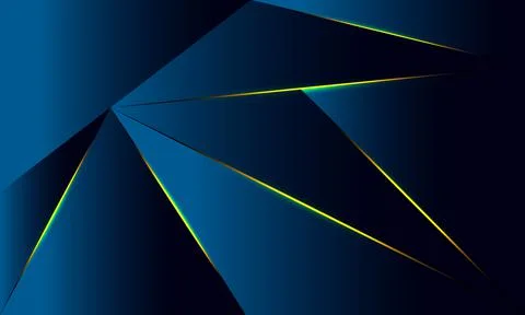 Abstract blue polygon triangles shape pattern background Stock Illustration