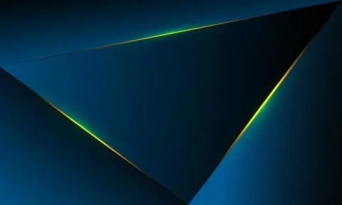 Abstract blue polygon triangles shape pattern background Stock Illustration