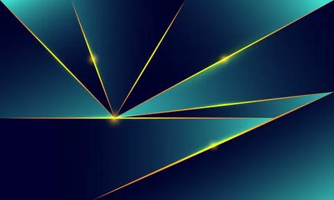 Abstract blue polygon triangles shape pattern background Stock Illustration