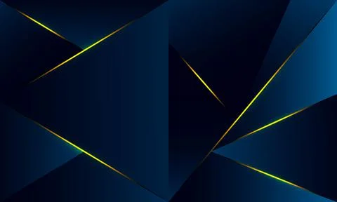 Abstract blue polygon triangles shape pattern background Illustrazione stock