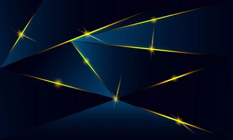 Abstract blue polygon triangles shape pattern background Illustrazione stock