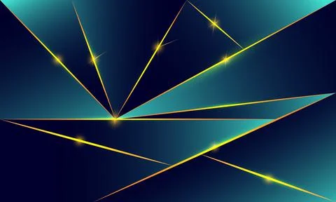 Abstract blue polygon triangles shape pattern background Illustrazione stock