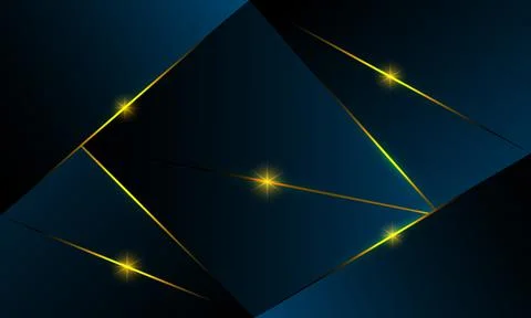 Abstract blue polygon triangles shape pattern background Illustrazione stock