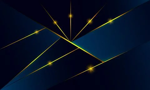 Abstract blue polygon triangles shape pattern background Stock Illustration