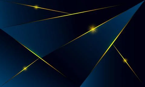 Abstract blue polygon triangles shape pattern background Stock Illustration