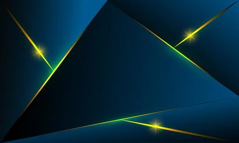 Abstract blue polygon triangles shape pattern background Stock Illustration