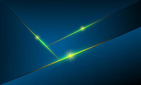 Abstract blue polygon triangles shape pattern background Stock Illustration