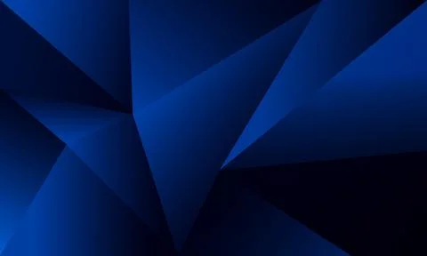 Abstract blue polygon triangles shape pattern background 스톡 일러스트