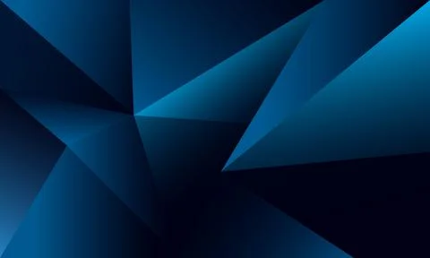 Abstract blue polygon triangles shape pattern background 스톡 일러스트