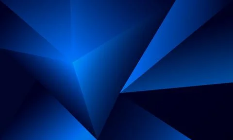 Abstract blue polygon triangles shape pattern background 스톡 일러스트