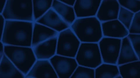 Abstract Blue Polygonal Network Seamless Loop Stock Footage 340543570