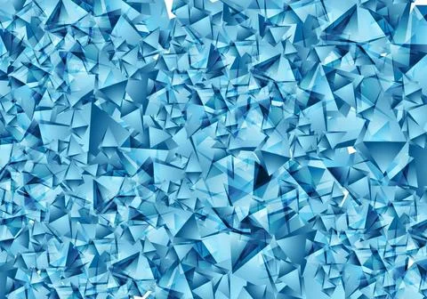 Abstract blue polygonal texture Abstract blue polygonal tech texture Copyr... Foto stock