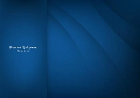 Abstract blue premium background with copy space. Stock Illustration