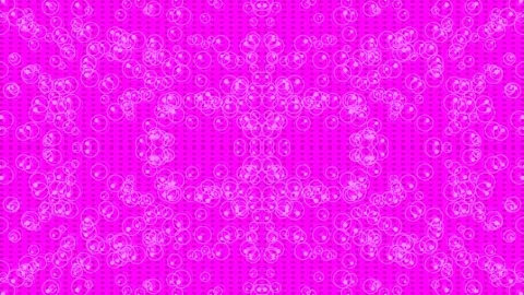 Abstract blue psychedelic liquid bubble background seamless pattern loop Video stock 336539764