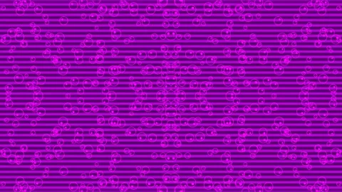 Abstract blue purple glowing bubble background with neon energy flow pattern Stock Footage 336228431