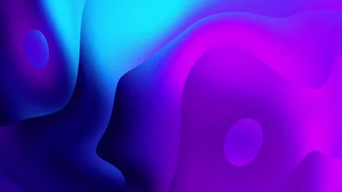 Abstract Blue Purple Gradient Background with Smooth Fluid Shapes Motion Stock Footage 324522514