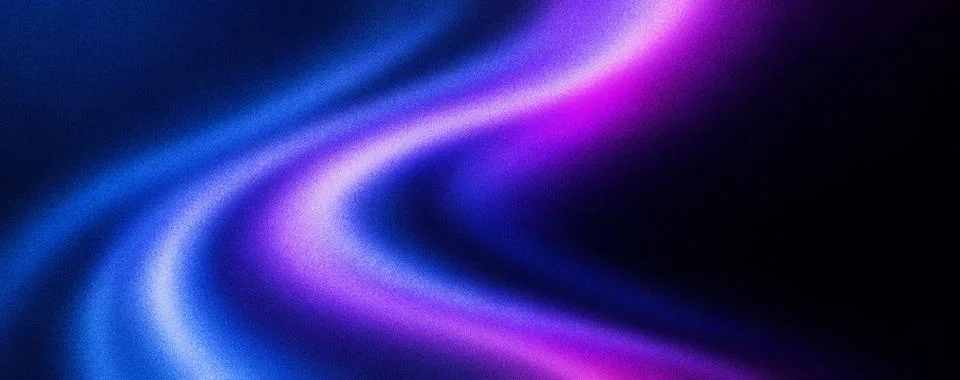 Abstract Blue Purple Gradient Grainy Texture Background 库存插图