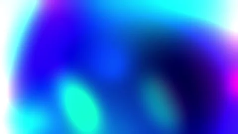 Abstract Blue Purple Holographic Defocused Plasma Nebula Flow Background 4K Stock Footage 345452995