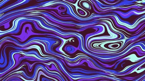 Abstract blue purple marble pattern with swirls, modern art background design Stock Footage 317986306