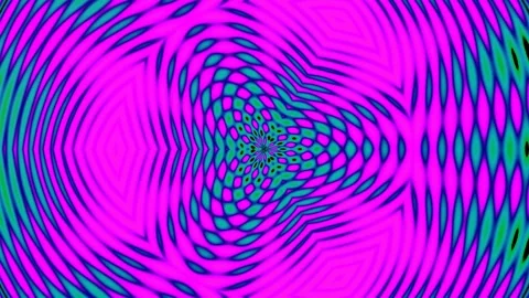 Abstract Blue Purple Psychedelic Swirl Hypnotic Wave Background Loop Stock Footage 336889115