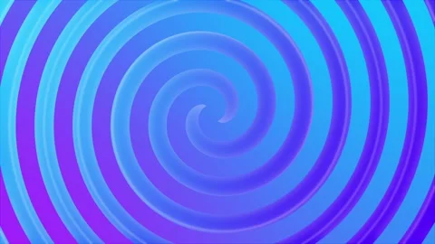 Abstract Blue Purple Spiral Pattern with Hypnotic Circular Waves and Gradient Video stock 341926863