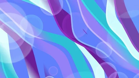 Abstract Blue Purple Waves Background Animation. Stock Footage 329291452