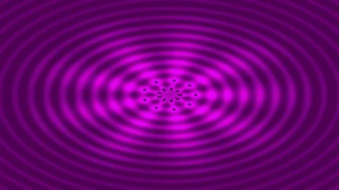 Abstract Blue Radial Pattern with Geometric Flower Center - Motion Background Stock Footage 333081679