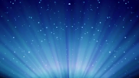 Abstract Blue Rays And Particles Are Moving Video stock 202050687