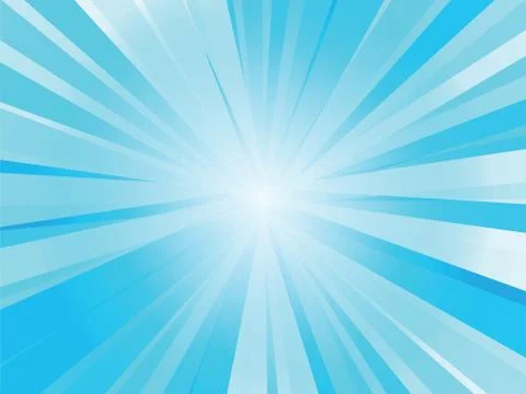 Abstract blue rays background Illustrazione stock