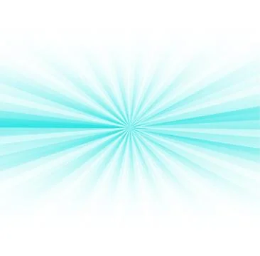 Abstract blue rays burst on white Stock Illustration
