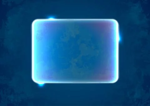 Abstract blue rectangle placeholder Stock Illustration