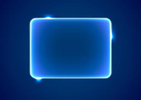 Abstract blue rectangle placeholder Stock Illustration