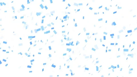 Abstract blue rectangle shapes loop move on clean white background Stock Footage 344149492