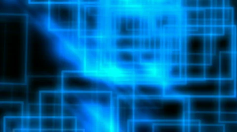 Abstract blue rectangles Stock Footage 609592