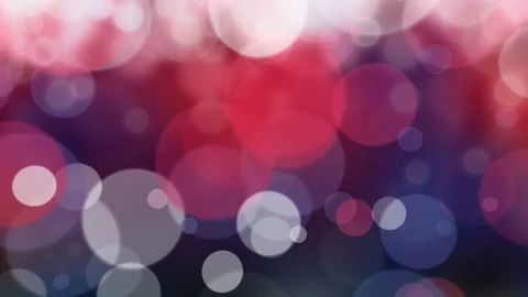 Abstract blue, red and white defocused blur bokeh light background Stock Footage 78734634
