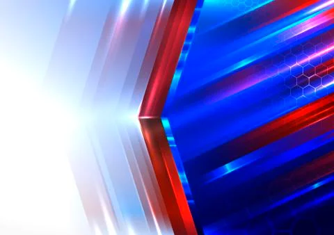 Abstract blue red background Stock Illustration