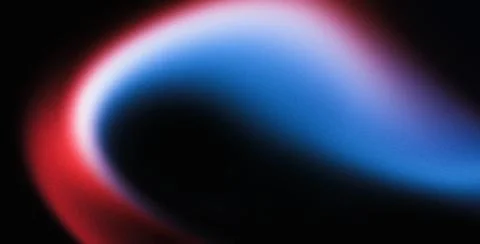 Abstract blue red color wave on black background, neon colors flow, noise t.. Stock Illustration