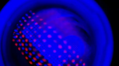 Abstract blue red LED spots Stock Footage 24948793