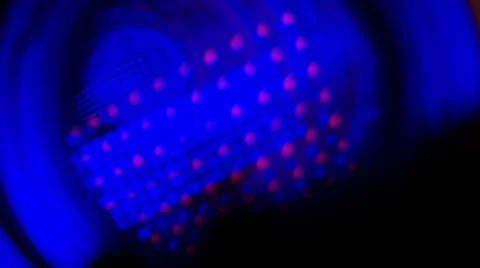 Abstract blue red LED spots Stock Footage 24948827