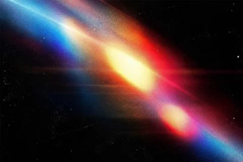 Abstract Blue Red Orange Gradient Grainy Texture Background Stock Illustration