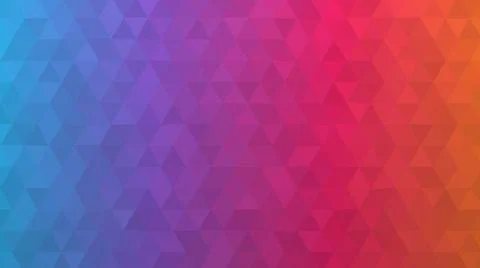 Abstract blue to red paper poly made from tetrahedron background. for busi... Stockfoto's