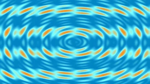 Abstract blue ripple pattern background, fluid vortex energy wave loop Stock Footage 341059500