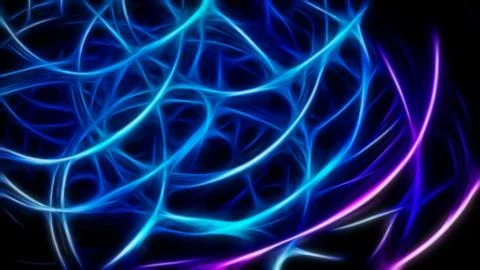 Abstract blue ropes Stock Illustration