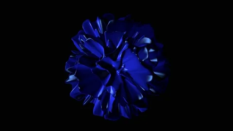 Abstract blue rotated shape Stock Footage 194716505