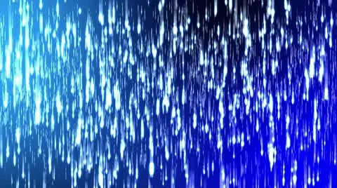 Abstract blue sci-fi rain Stock Footage 10608150