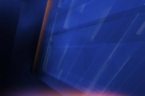 Abstract blue screen background with world map concept series Illustrazione stock