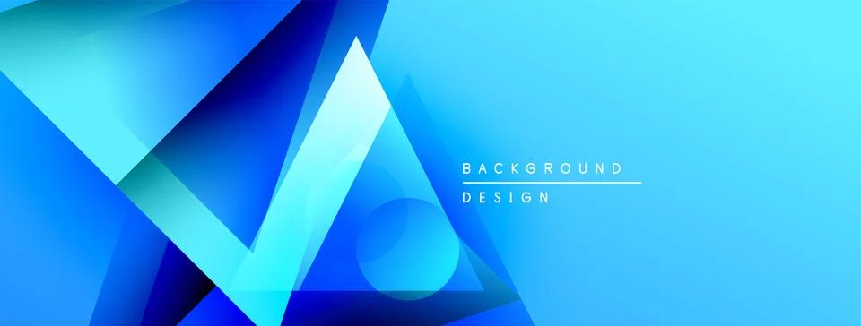 Abstract blue shapes create dynamic background. Gradient effect adds depth, 스톡 일러스트