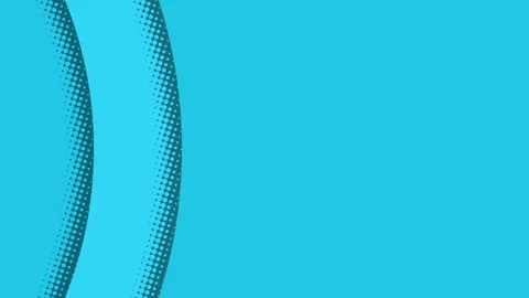 Abstract blue shapes create a lively visual experience Stock Footage 320363973