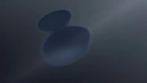 Abstract Blue Shapes Floating in Dim Ambient Lighting Stock Footage 327945983