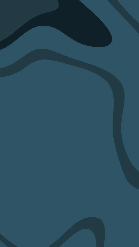 Abstract Blue Shapes Flowing on Dark Teal Background Video stock 334841964